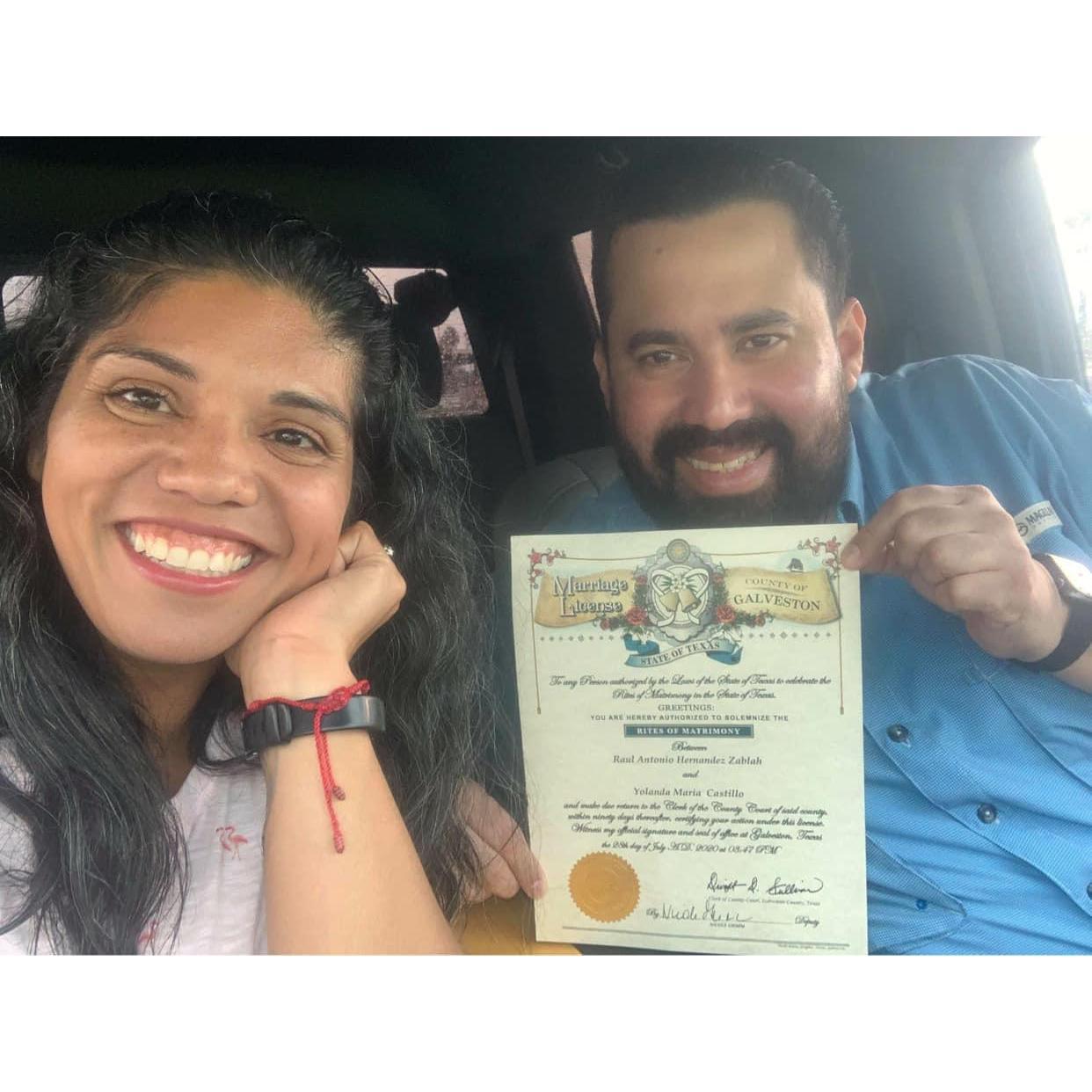 Marriage License