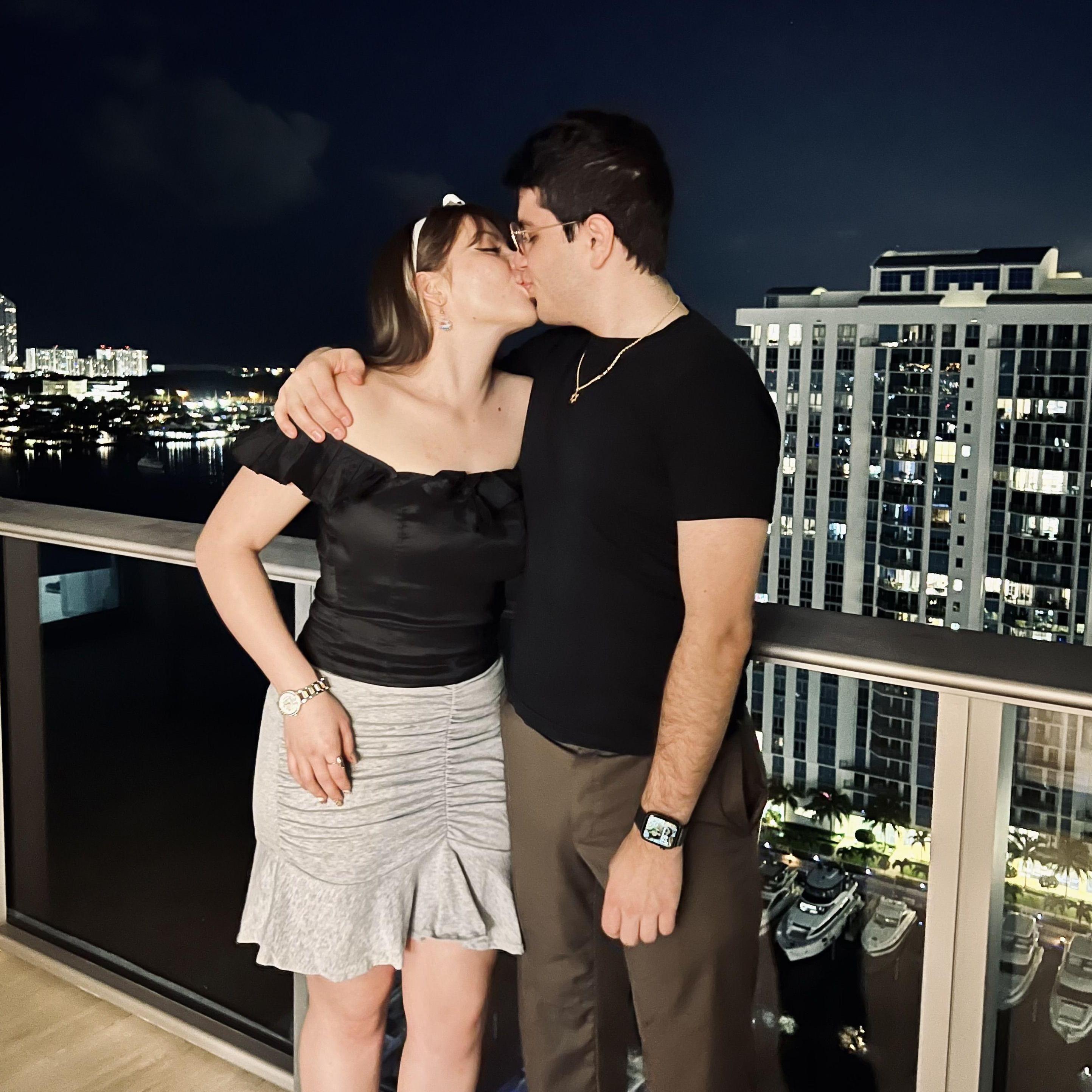 Seeing each other in Miami after distance