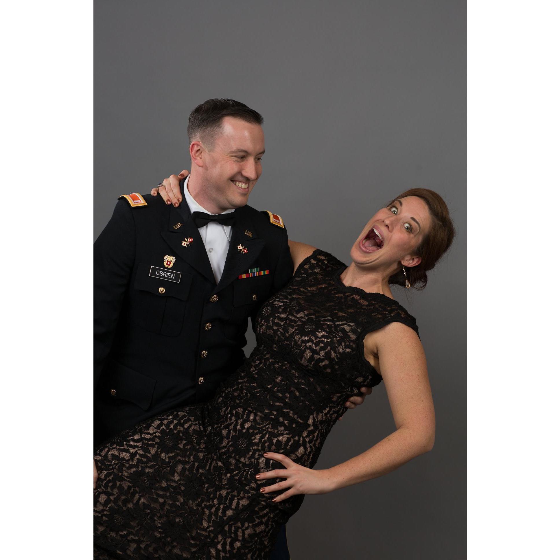 Military Police Ball Monkeying Around
