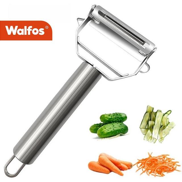 WALFOS 304 Stainless Steel MultiPurpose Potato Carrot Peeler Cutter Kitchen Tool | Shopee Singapore