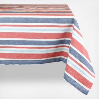 Patriotic Stripe Tablecloth