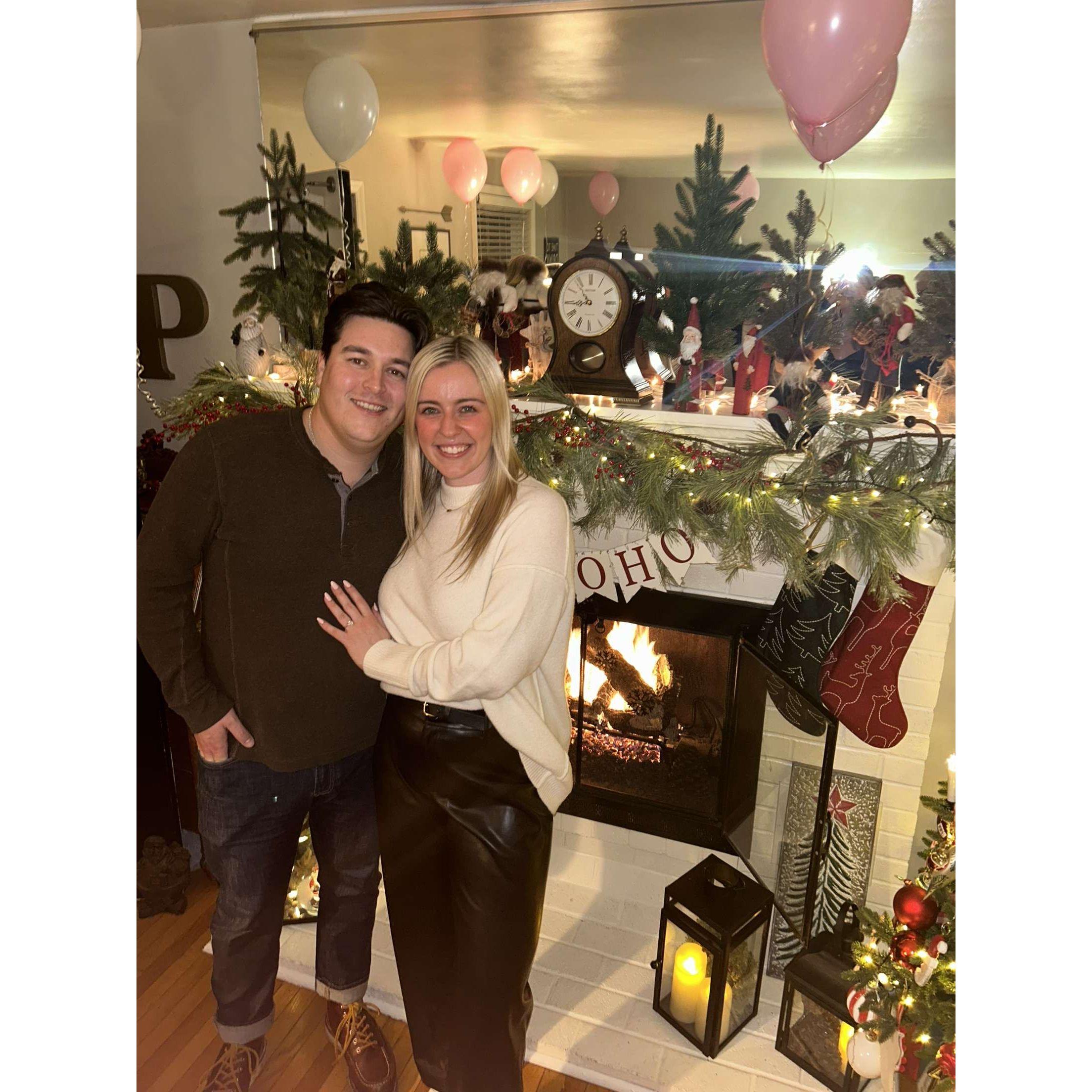 The night of our engagement! 12/22/2023