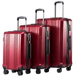 Coolife Luggage Expandable Suitcase 3 Piece Set with TSA Lock Spinner 20in24in28in