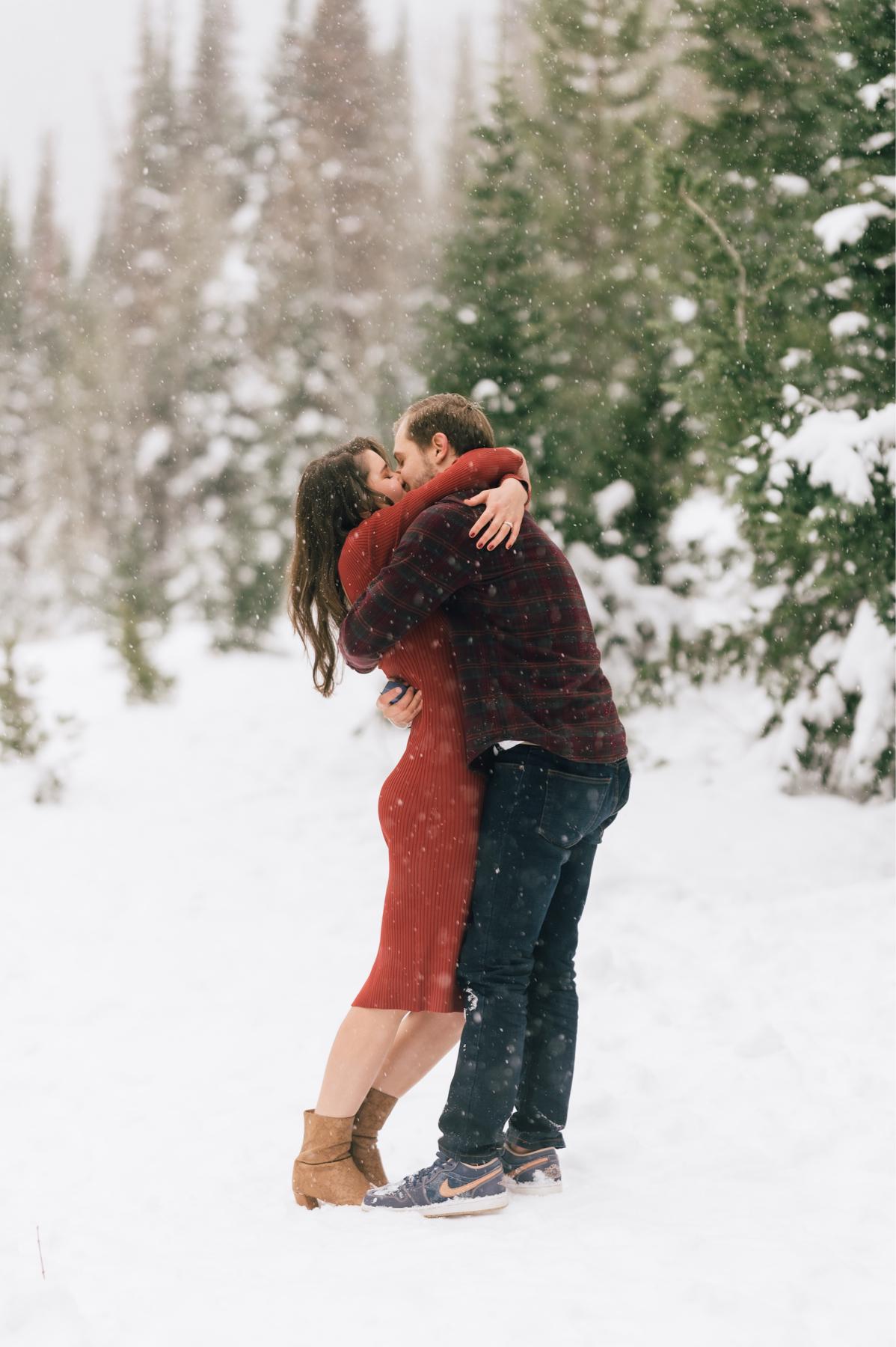 One of Sara and Cooper’s favorite photo taken moments after Sara said “yes!”.