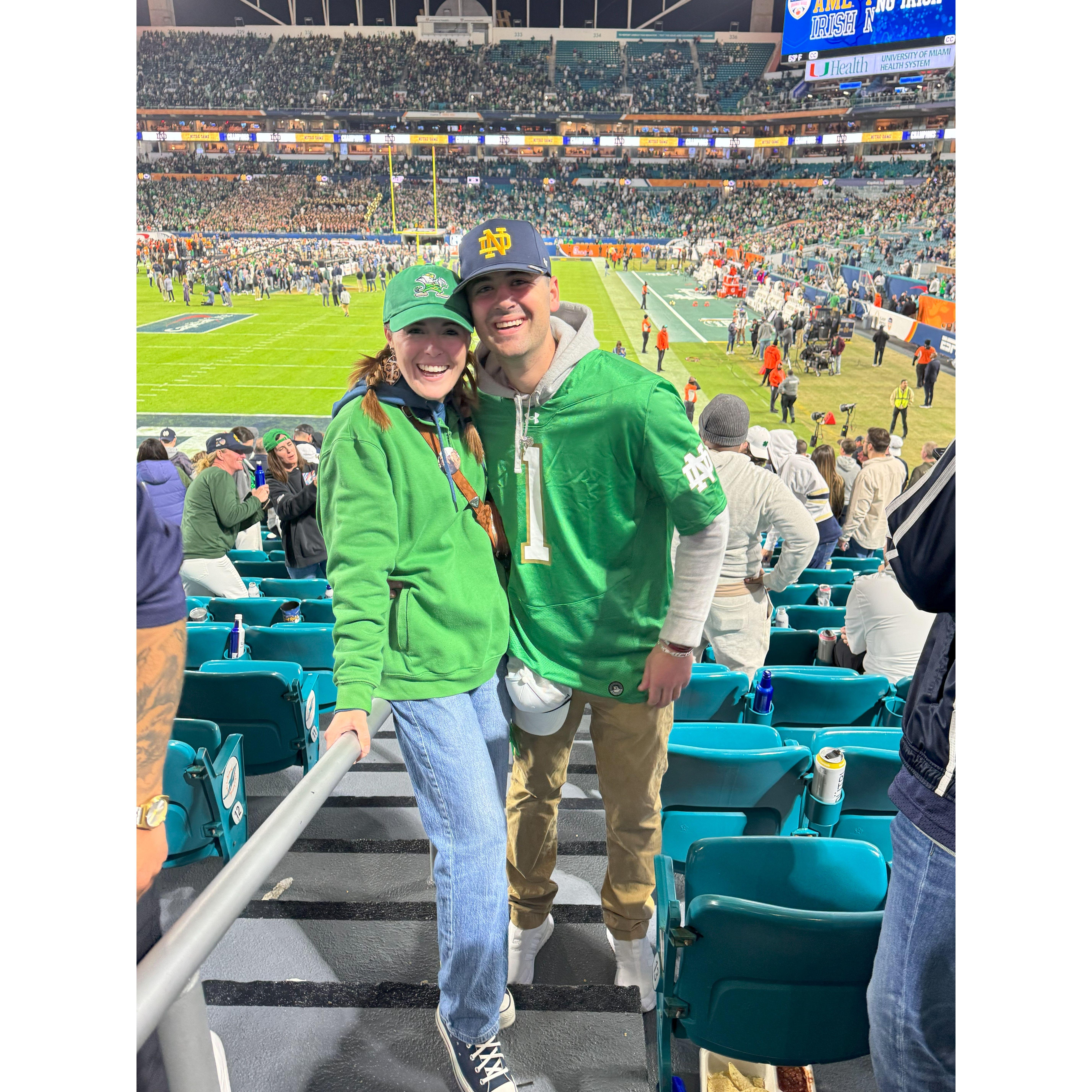 Notre Dame Orange Bowl! 1/9/2025