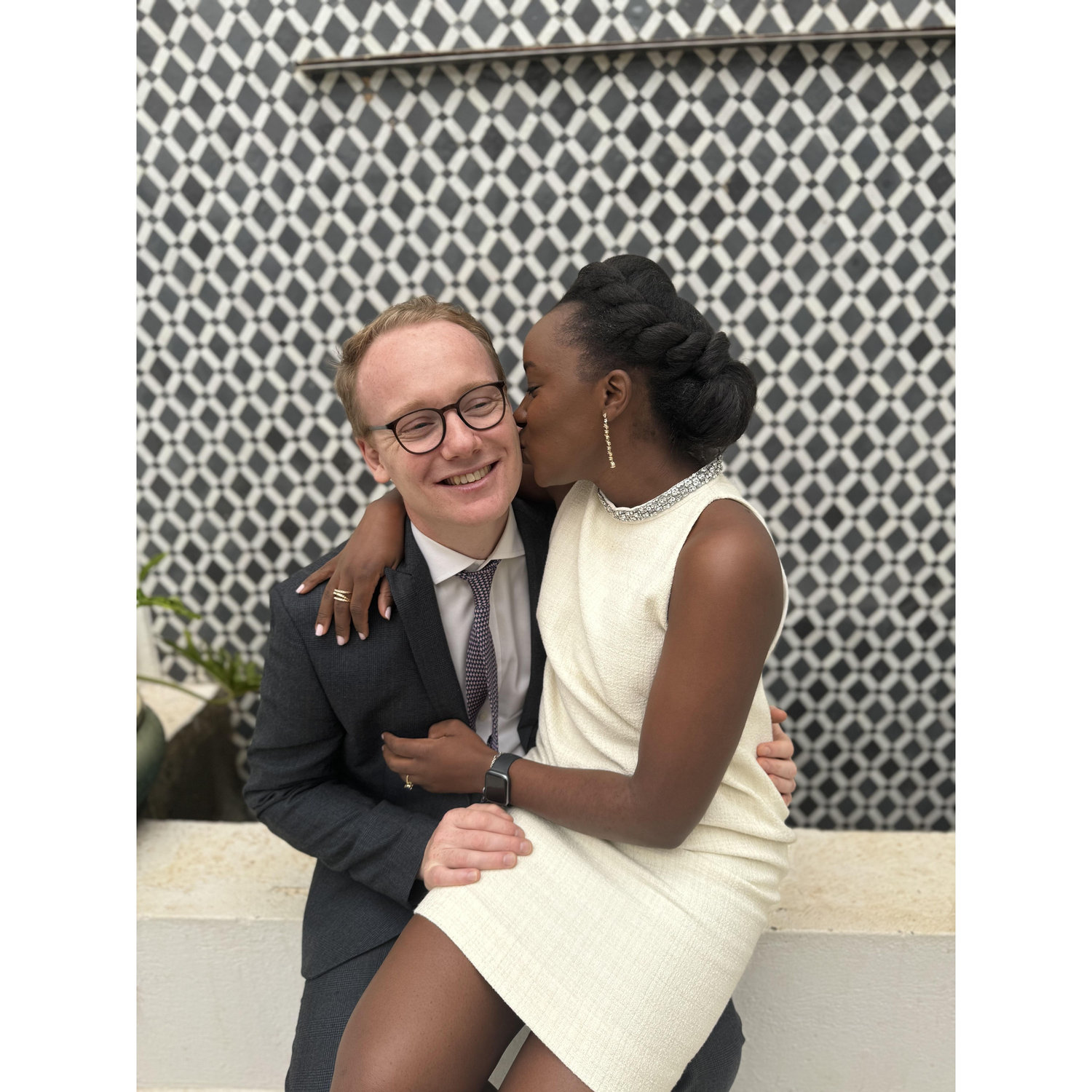 Our civil wedding lunch, Kampala