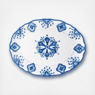 Moroccan Melamine Oval Platter