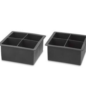 King Cube Silicone Ice Cube Trays, Set of 2