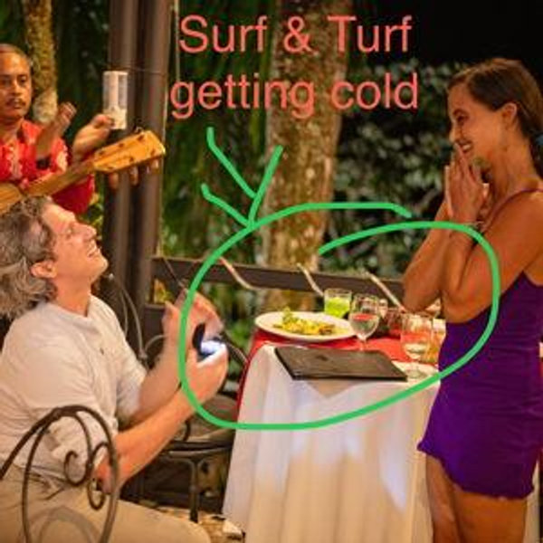 Romantical Surf and Turf Dinner