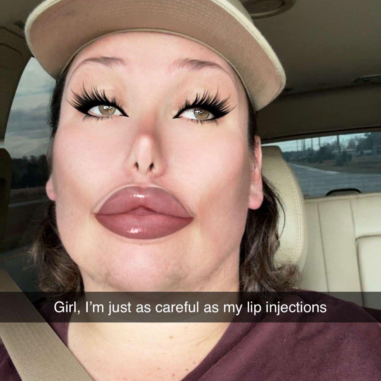 Okay get it girlll! I see them juicy lips!!