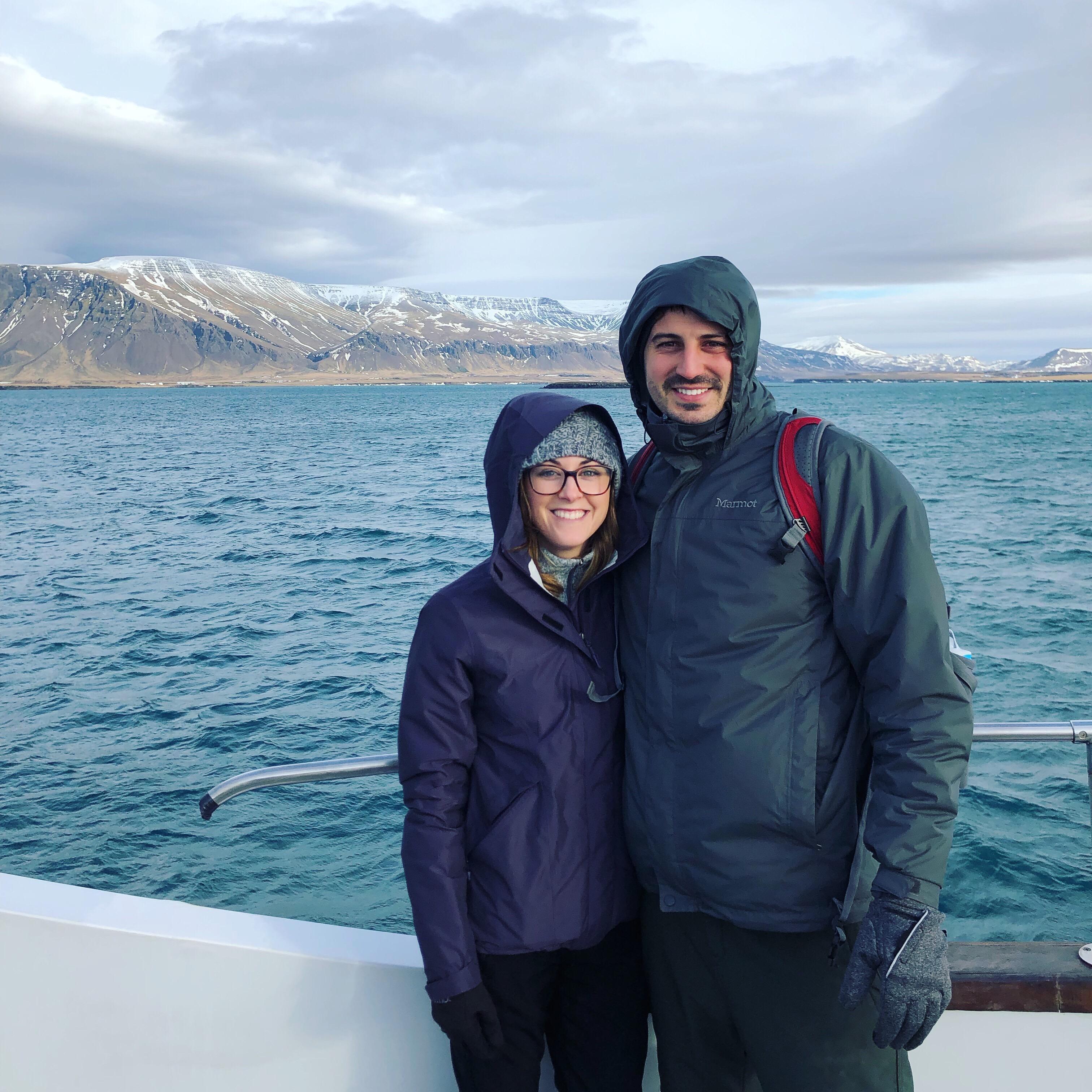 Whale watching in Reykjavik, Iceland