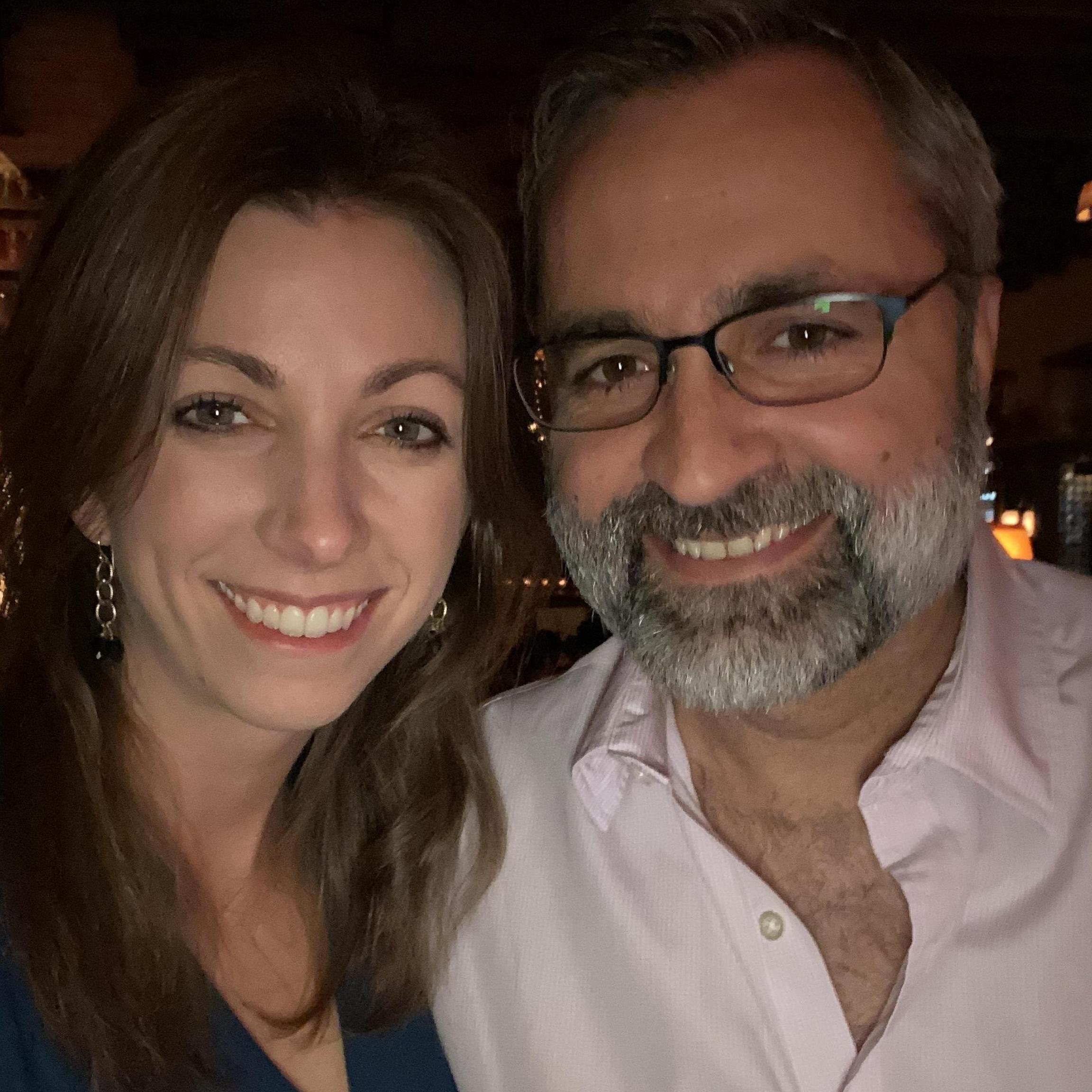 Celebrating Michelle's birthday at The Dirty French in NYC (2019).