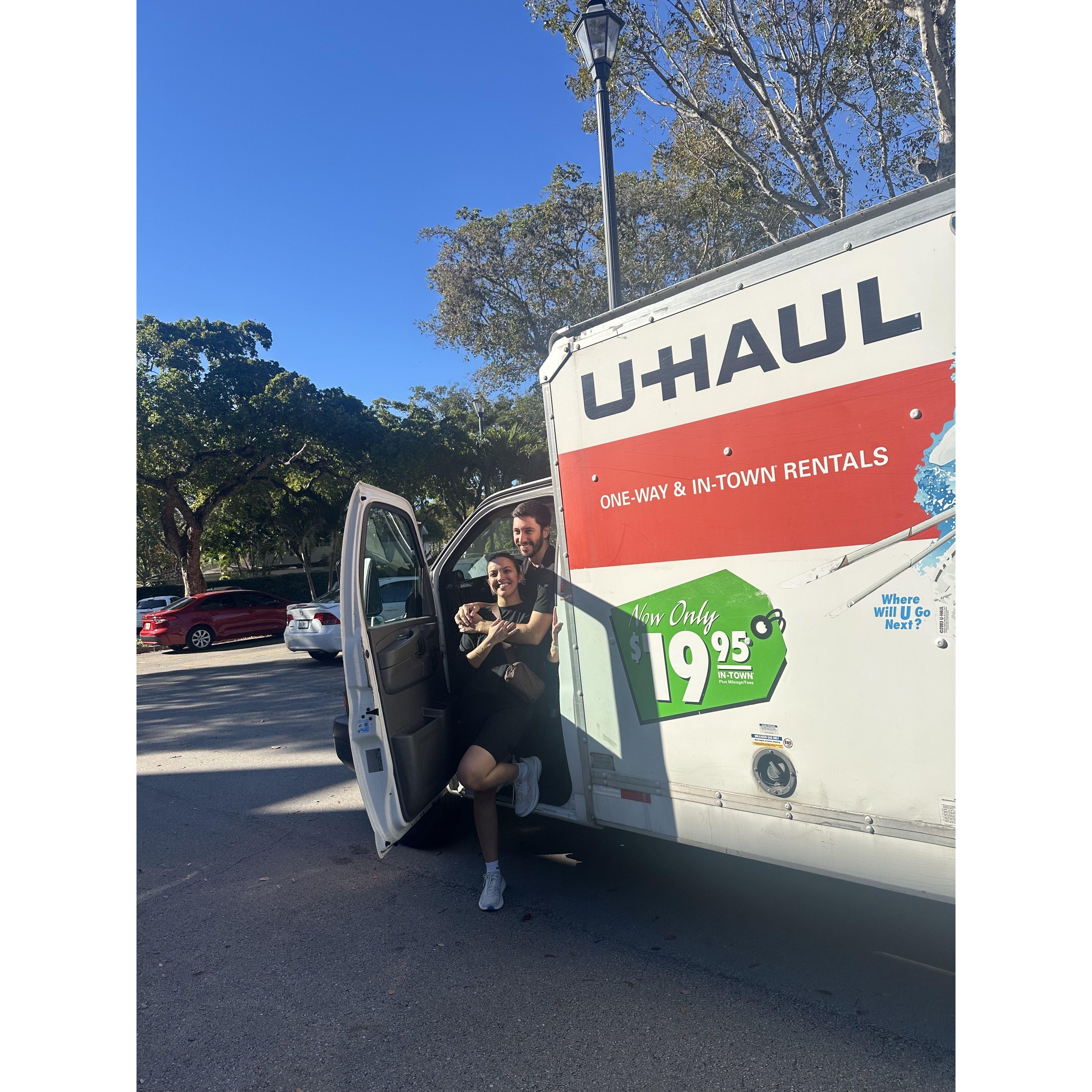 Move in day!