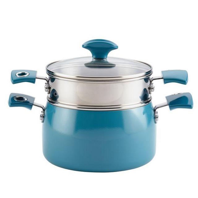 Rachael Ray™ Cityscapes Nonstick 3 qt. Covered Steamer Set in...