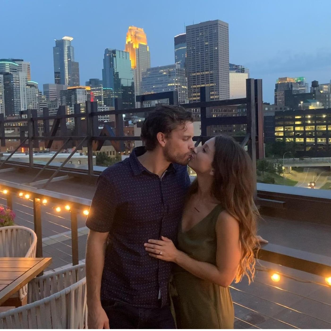 Our favorite cocktail spot is the Hewing rooftop.