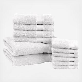12-Piece Grand Egyptian Bath Sheet Towel Set