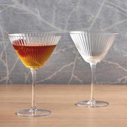 Red Martini Cocktail Glasses, Set of 4 – gisela&Zoe