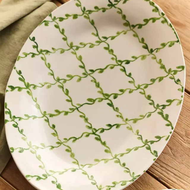 Vine Lattice Serving Platter