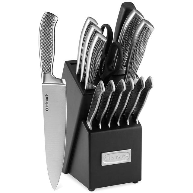 CLOSEOUT! Cuisinart Graphix Classic Stainless Steel 15-Pc. Cutlery Set