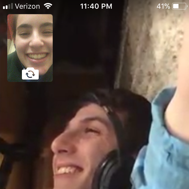 The distance between St. Louis and New York is too long to walk- so many a time FaceTime was used to talk!