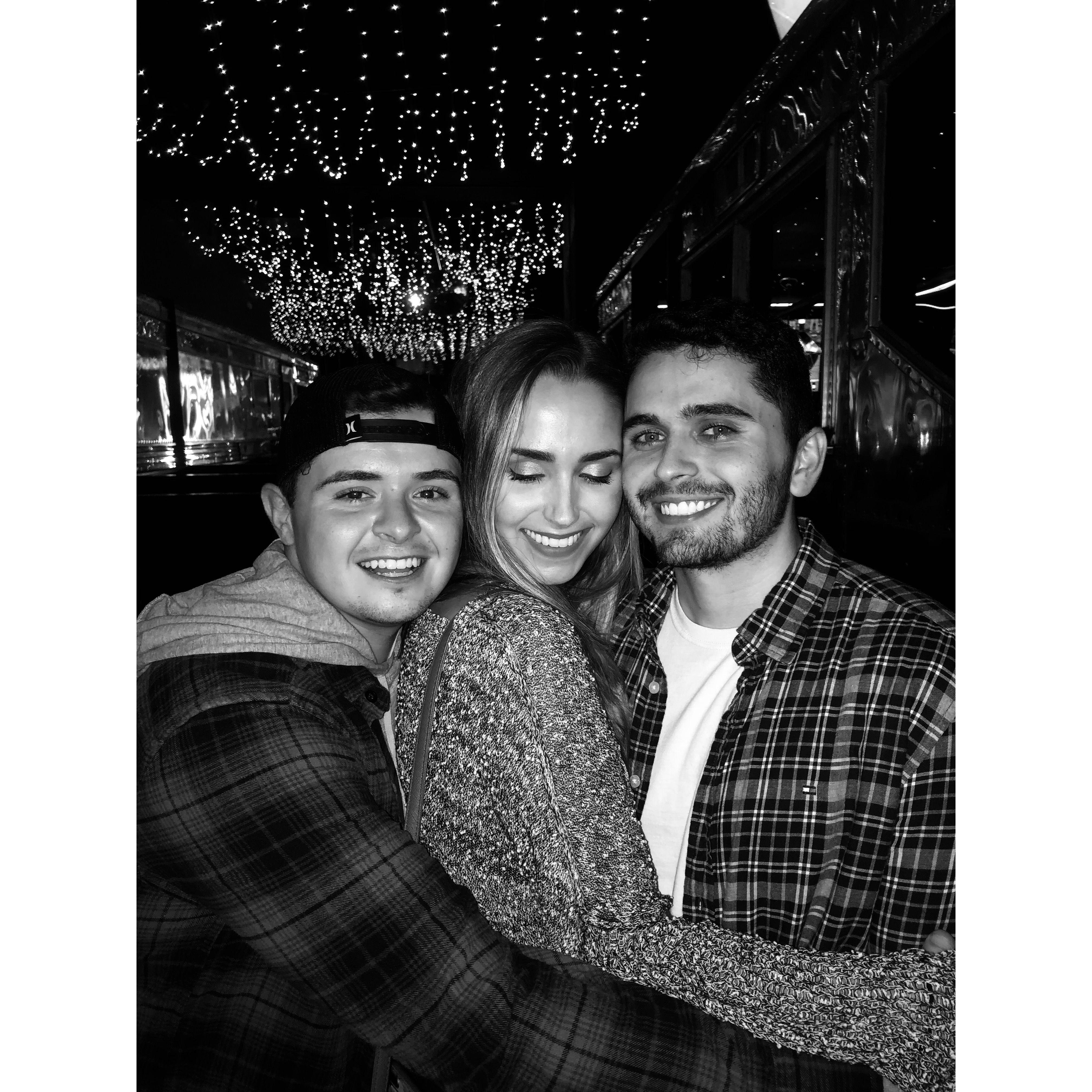 People tend to confuse Anthony & Michael because they look so alike. Just remember - Michael is the one I'm marrying, Anthony is the one marrying us!