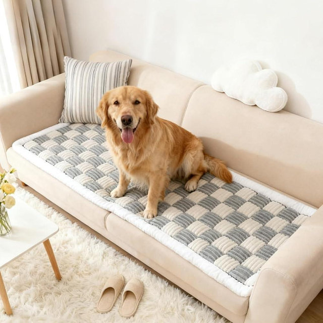 AMTARP Dog Couch Cover Protector, Dog Couch Coves for Sofa, Couch Cushion for Dogs Washable, Pet Mat Bed Couch Covers for Large Dogs