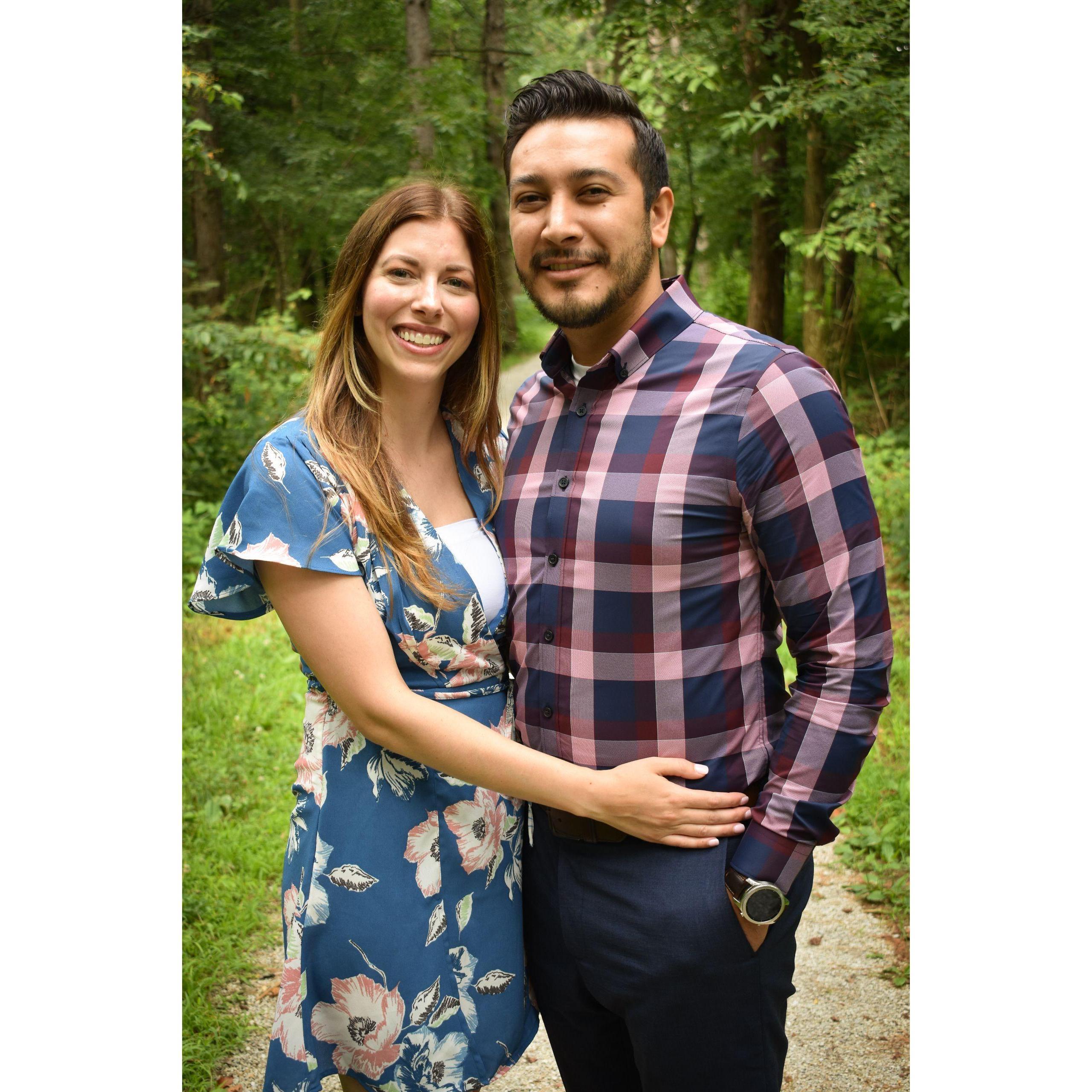 At Rebecca's family photo session - 2019