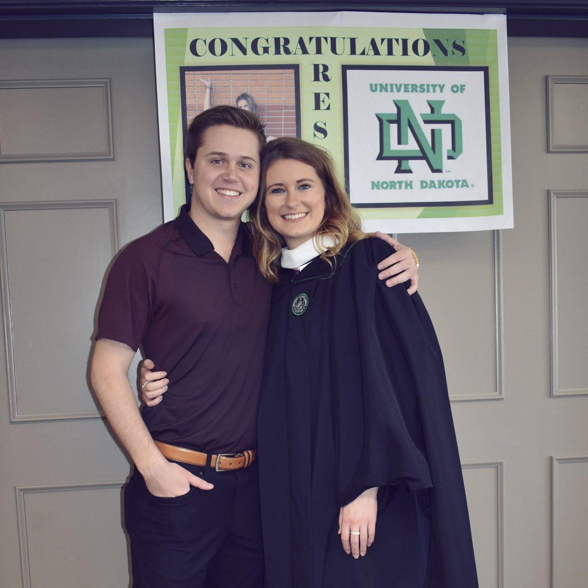 Tressa's Graduate School graduation- May 2020.