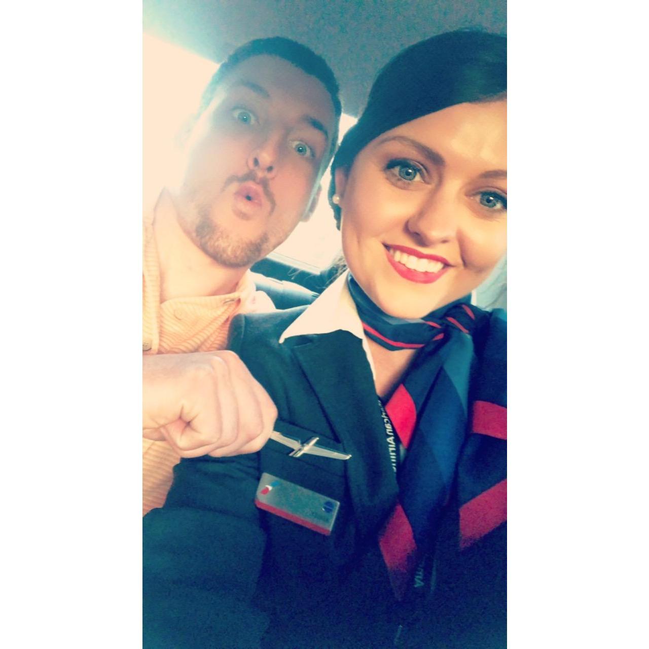 “She got her •wings•” one of my biggest supporters while I was away for training!