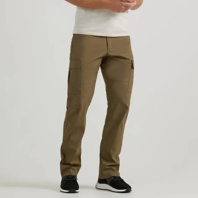 Wrangler Men's ATG Straight Cargo Pants - Earth Green 34x32
