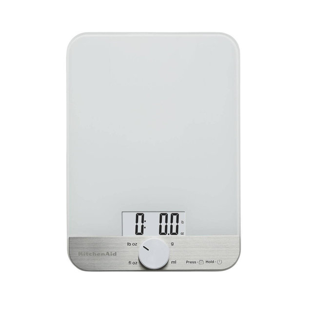KitchenAid 11lb Kitchen Digital Food Scale White
