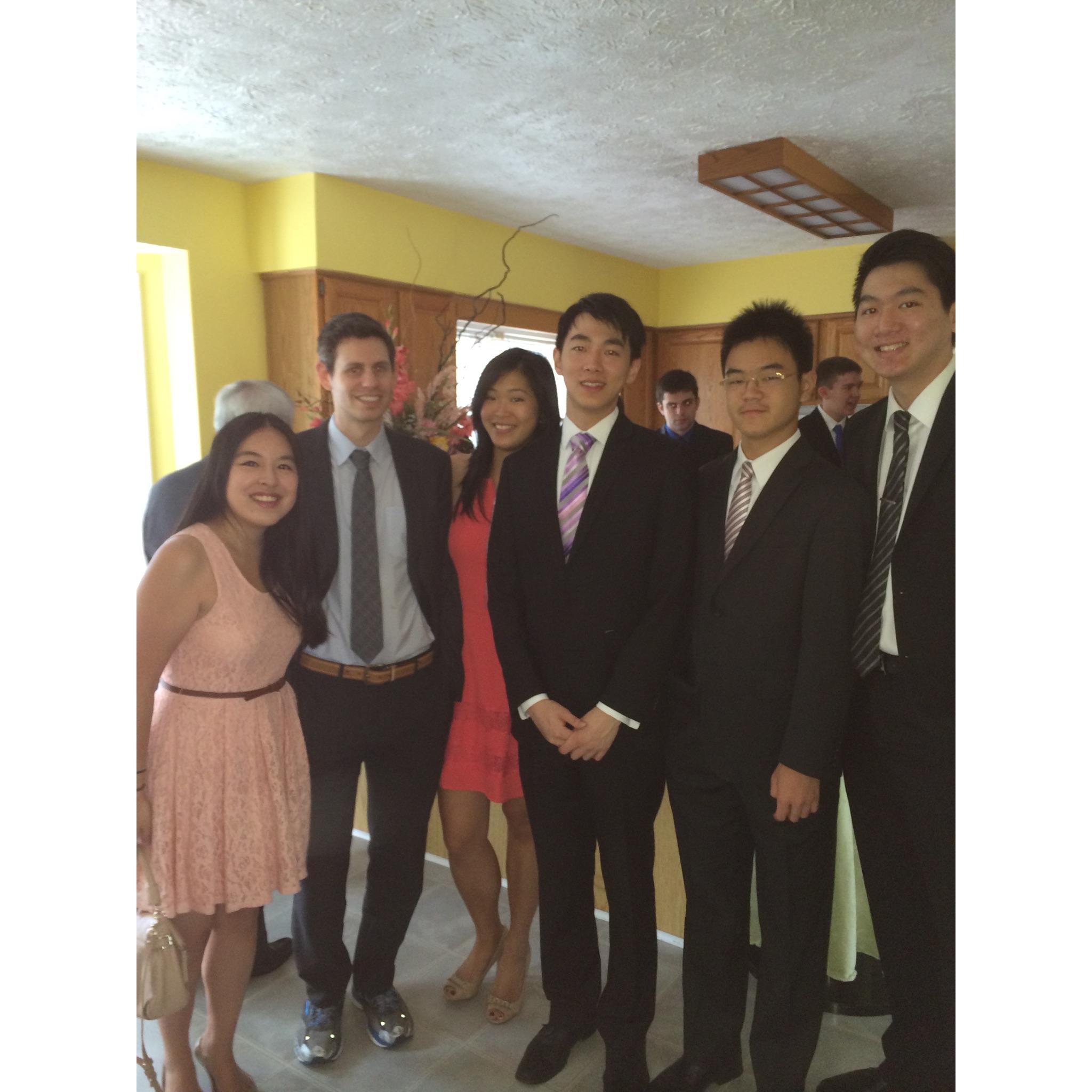 My brother Ben's engagement party in Rochester, NY. August, 2014
