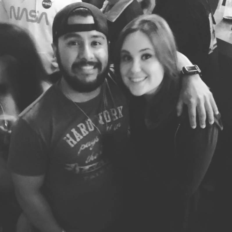 Our very first photo together in 2019 in Lubbock, Texas.