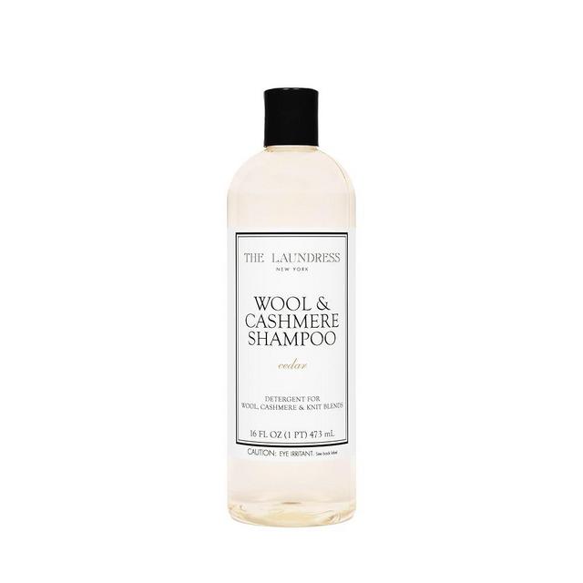 The Laundress Wool & Cashmere Shampoo, Double Concentrated, Cedar Scent, Wool Detergent, Wool Wash, Cashmere Shampoo, 16 Fl Oz