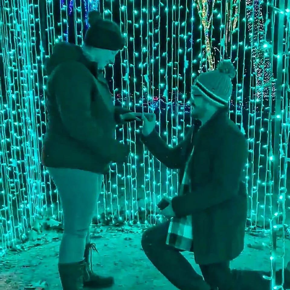 Too speechless to say "Yes!" so shaking head up and down had to do!