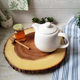 Acacia Bark Lazy Susan