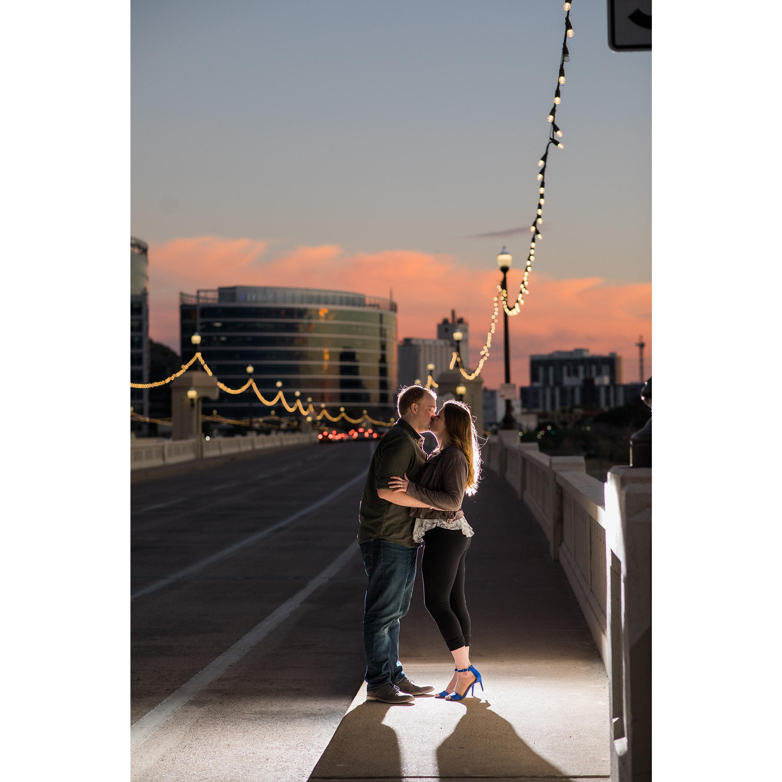 I had always wanted a picture on this bridge; Grant happily agreed to take some there with me!