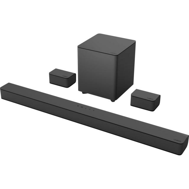 VIZIO V-Series 5.1 Home Theater Sound Bar with Dolby Audio, Bluetooth, Wireless Subwoofer, Voice Assistant Compatible, Includes Remote Control - V51x-J6