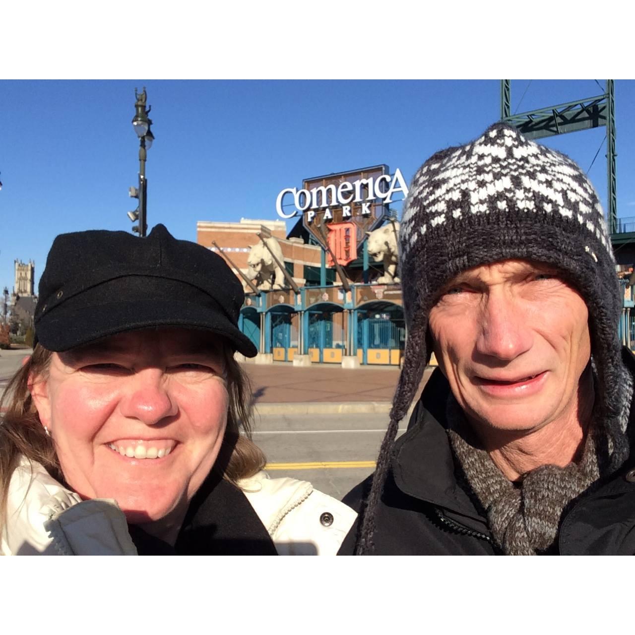 Our first visit to Detroit together