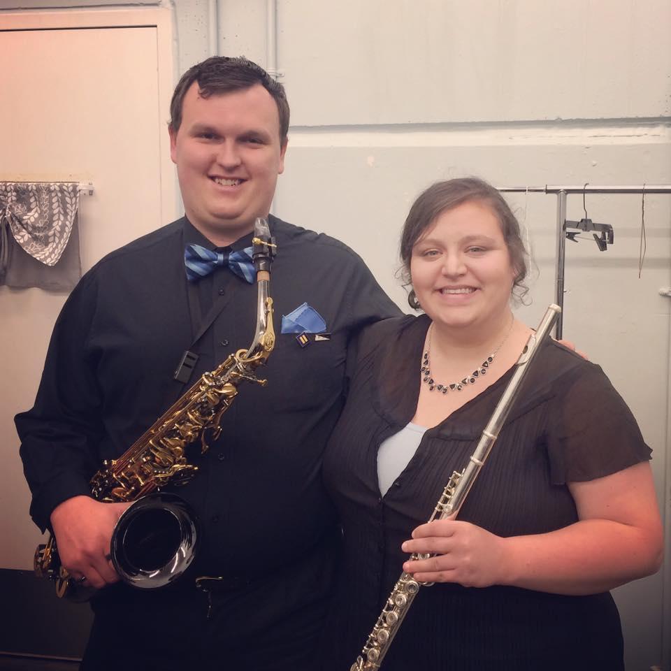 We moved to Philadelphia together and decided that since band is what allowed us to meet, maybe we should continue playing! So we joined the Philadelphia Freedom Band!