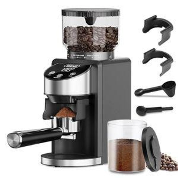 Gevi Coffee Grinder Electric,Coffee Bean Grinder with 35 Grind Settings for Espresso,Drip,French Press,Burr Coffee Grinder for Home Use,Anti-static Design,Black