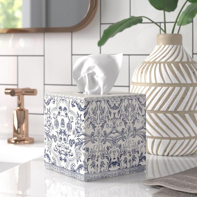 Lennon Porcelain Tissue Box Cover