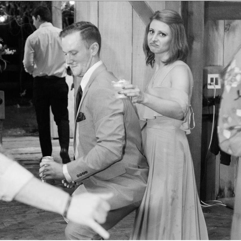 Dance moves like this will happen at the wedding. Take that info and do what you will with it.