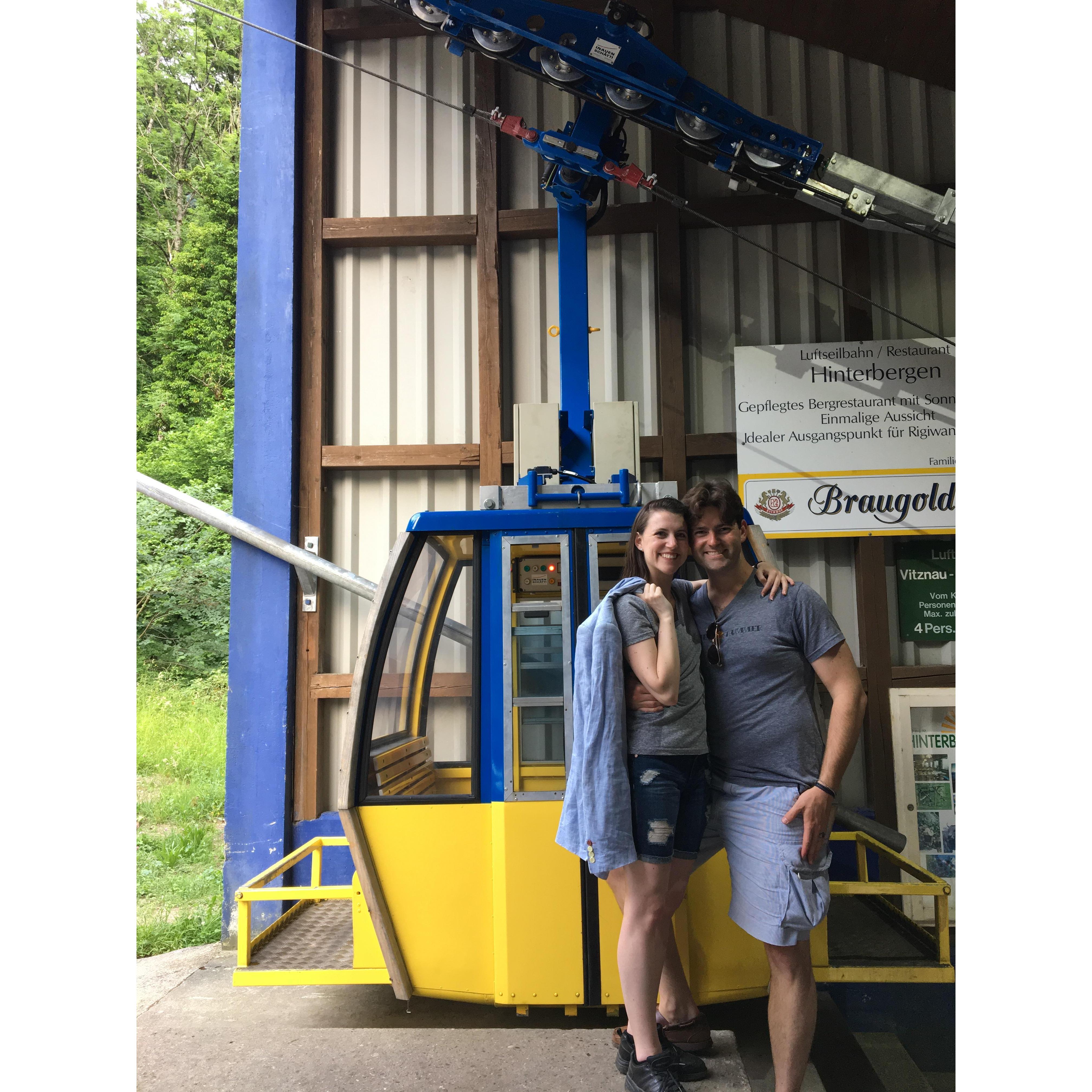 Finishing our adventure in the Swiss Alps!