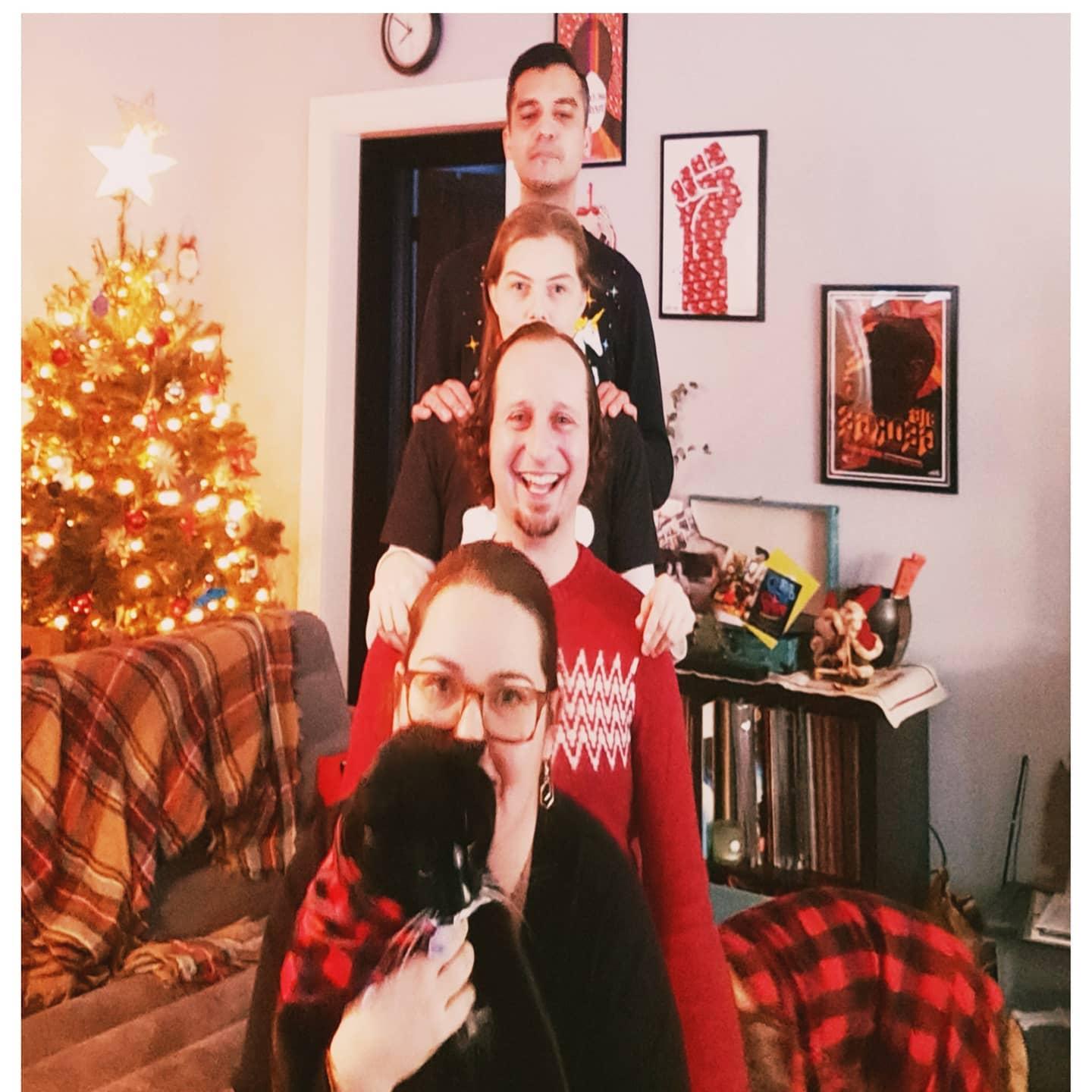 Our Awkward family photo that everyone loved participating in;)
