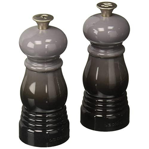 Le Creuset MG510-7F Petite Salt and Pepper Mill Set, 5" x 2", Oyster