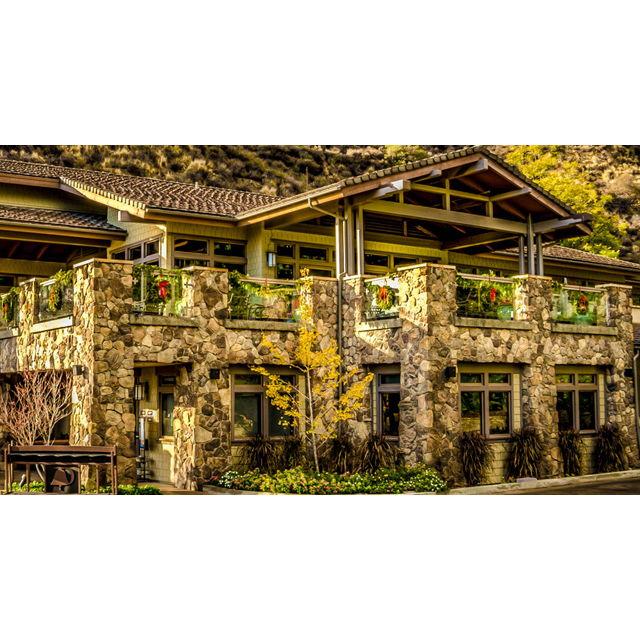 Hilltop Restaurant (The stone building where social hour and the reception will take place)