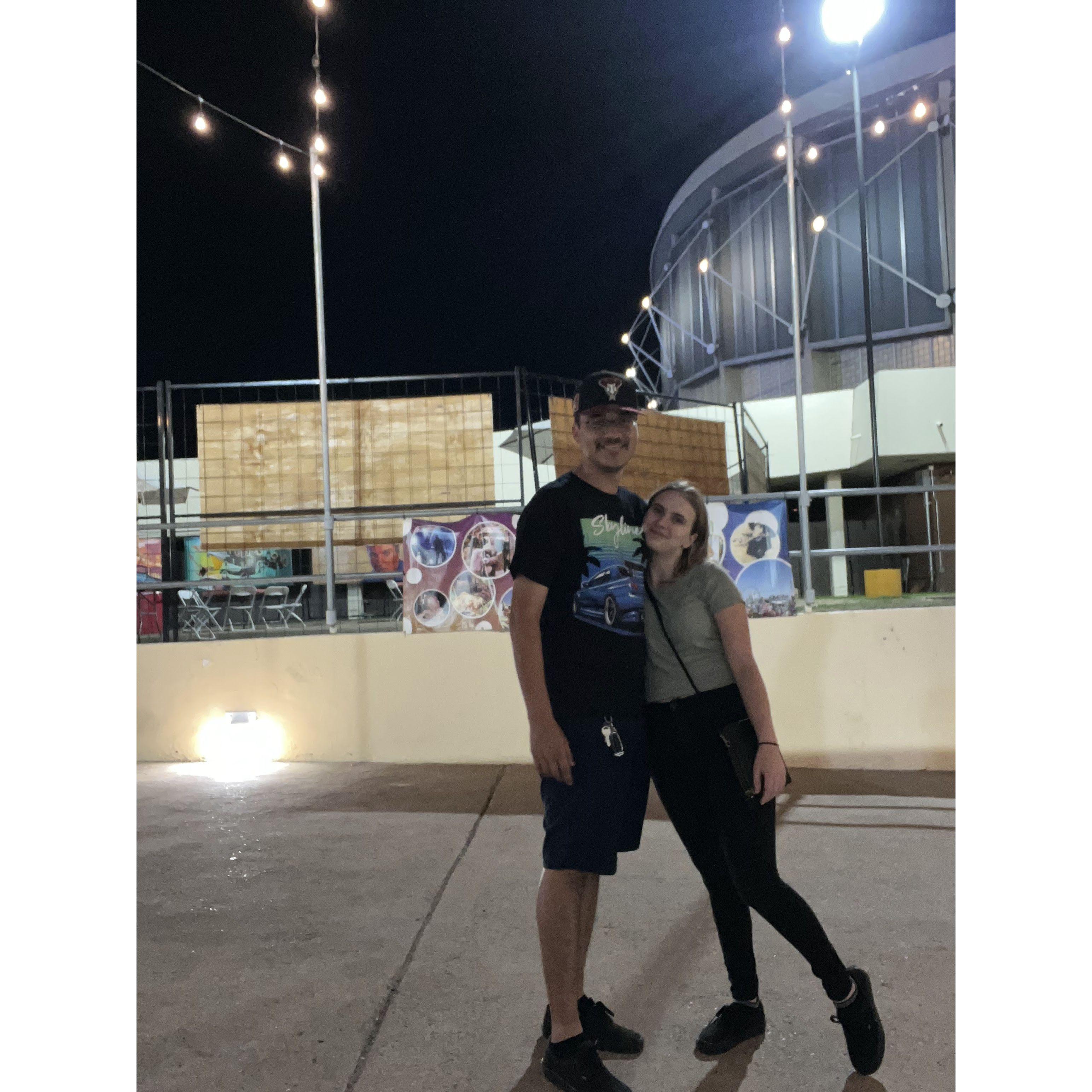 State fair time! And no he didn't win me a stuffed animal.