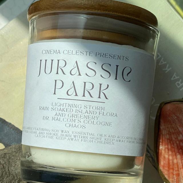 Jurassic Park Candle