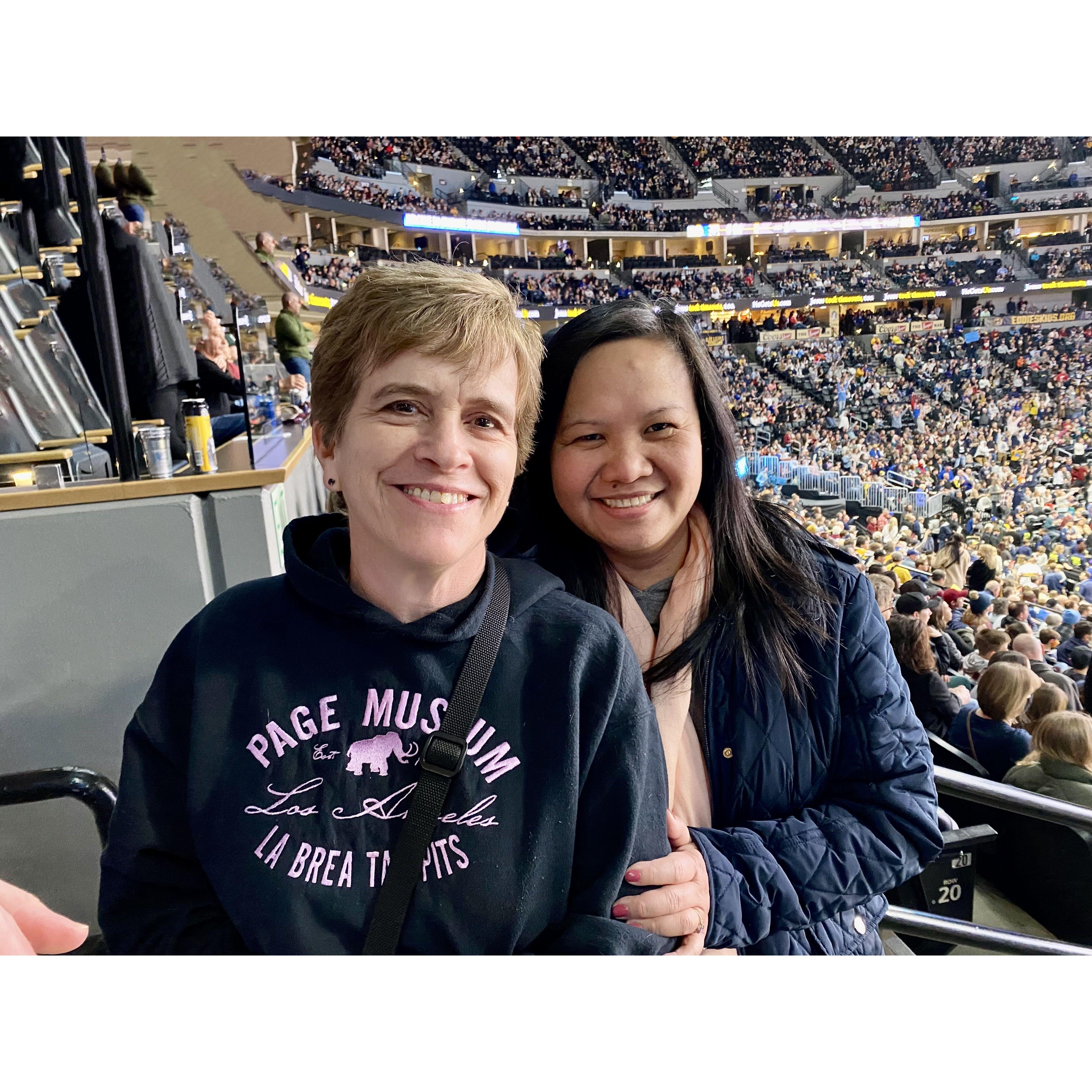 Beth and Denver Nuggets